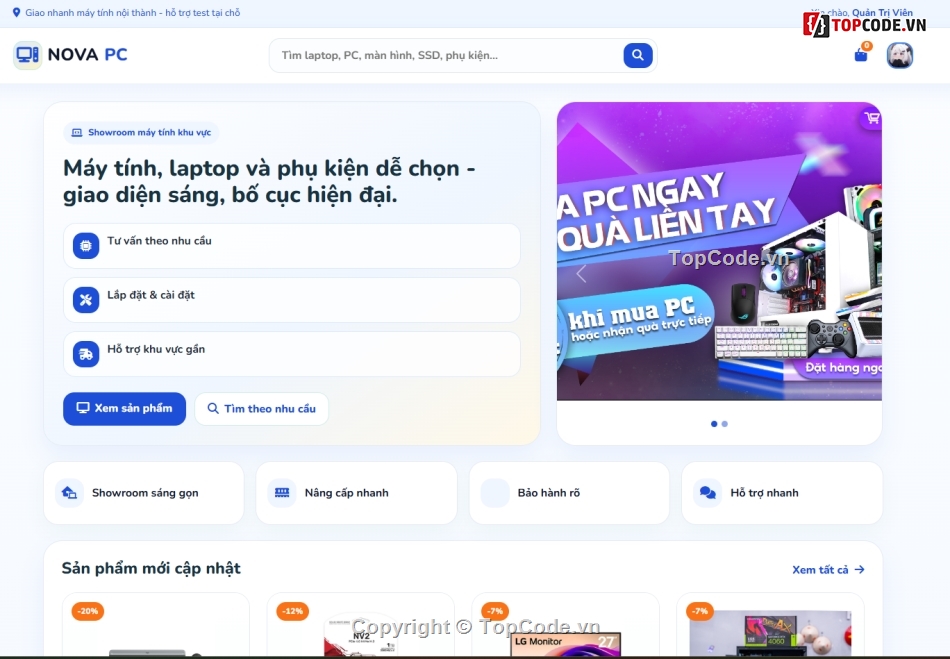 Web bán máy tính,Website bán linh kiện máy tính,bán máy tính laptop